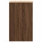 vidaXL - Garagekast - 30x51x85 - cm - massief - grenenhout - bruin - eikenkleurig