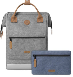 CABAIA Adventurer - Rugzak 23L met laptopvak 15" - Levenslange garantie - Grijs