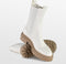 POSH by Poelman LITA - Chelsea boots - Imitatieleer - Crème wit - Maat 40