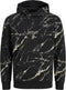 Jack & Jones - Hoodie - All over print met kangoeroezak - Zwart (maat 140)