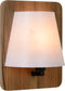 Lucide IDAHO - Wandlamp - 1xE14 - 15W - Bruin - L.20 x B.12,5 x H.25 cm