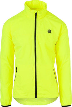 AGU GO Regenjas Essential - Waterdicht en Ademend Fietsjack - Geel - XXL