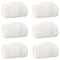 Kleden 6 stuks Wit 150 x 130 cm Fleece