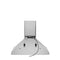 SMEG KD90HXE - Wandschouw afzuigkap - 4 snelheden 820 m3/u 70 dB(A) - RVS