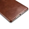 Icarer - 3-Vouw echt lederen sleepcover hoes - iPad 9.7 (2017/2018) / Pro 9.7 / Air / Air 2 - Cognac