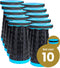 Opvouwbare kruk extra strong blauw per 10 - telescopische kruk - 250 kg - inklapbare kruk - draagbaar - kampeerstoel - opstapkrukje