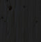 vidaXL - Bedframe - LED - massief - hout - zwart - 160x200 - cm