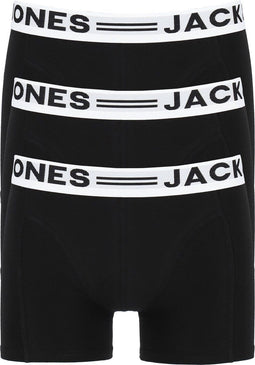 Jack & Jones 3P - Heren Boxershorts - Strakke pasvorm - Zwart (3-pack)