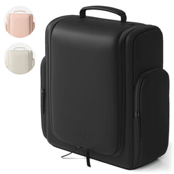 ONYX Toilettas L - Cosmetica Organizer - Ingebouwde Spiegel en Ophanghaak - Zwart