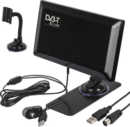 MACLEAN DVB-T Actieve binnenantenne DVB-T2 HEVC Slim MCTV-948