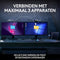 Logitech MX Keys S Combo - Toetsenbord QWERTZ DE - Draadloos RF + Bluetooth - Grafiet (3 stuks)