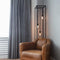 Atmooz - Vloerlamp Basra - Staande Lamp - Stalamp - Woonkamer - Zwart - Hoogte 160cm - Metaal