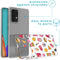 iMoshion Hoesje Geschikt voor Samsung Galaxy A52 (4G) / A52s / A52 (5G) Hoesje Siliconen - iMoshion Design hoesje - Meerkleurig / Allover Fastfood