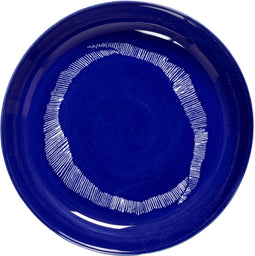 Serax Feast By Ottolenghi Diep Bord Ø22 Dark Blue Stripes White