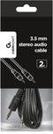 Gembird CCA-404-2M - Audiokabel 3.5mm - 200cm - Zwart