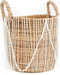 Safaary - Bazar Bizar Macrame Opbergmand Naturel Wit Large