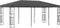 vidaXL - Prieel - 3x3 - m - stof - crème