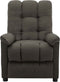 vidaXL Leunstoel stof taupe