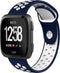 iMoshion Bandje Geschikt voor Fitbit Versa Lite / Versa 2 - iMoshion Siliconen sport bandje - Wit