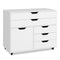 Coast Mobiele Ladekast - 5 Lades en Printerstandaard op Wielen - 77,5 x 40 x 64 cm