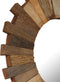 vidaXL - Wandspiegel - 70 - cm - massief - gerecycled - hout