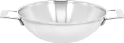 Demeyere Industry 5 - RVS Wokpan - 30 cm - Inductie - 2 Handvaten - PTFE-vrij
