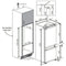 Beko BCSA283E4SN - Inbouw koelkast - 271 liter - Energie-efficiënt