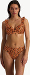 Beachlife Leopard Spots - Bikinitop met voorgevormde cups en beugel - Dierenprint - Maat 80B