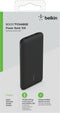 Belkin BoostCharge - Power Bank 10.000 mAh - 3 apparaten tegelijk opladen - Zwart