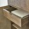 Riviera Maison Kast Bruin, Opbergkast, met deuren en planken, 2 lades - Mac Arthur Park Cabinet - Hout, ijzer - (LxBxH) 45x105x151