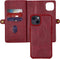 iMoshion Hoesje Geschikt voor iPhone 13 Hoesje Met Pasjeshouder - iMoshion 2-in-1 Wallet Bookcase - Rood