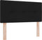 vidaXL - Hoofdbord - Met - Knopen - - - Zwart, - Gestoffeerd, - 80 - cm