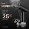 FLOWSTEAM® Luxe Kledingstomer - Handstomer - 370ML Watertank - Matte Black Edition