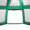 vidaXL - Zwembadtent - uitneembare - buiten- - gaaswanden - 612x612 - cm - zeegroen