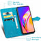 iMoshion Hoesje Geschikt voor Oppo A94 (5G) Hoesje Met Pasjeshouder - iMoshion Mandala Bookcase - Turquoise