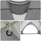 vidaXL - Partytent - waterdicht - grijs