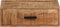 vidaXL - Nachtkastje - wandgemonteerd - 40x30x13,5 - cm - massief - mangohout