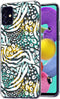 iMoshion Hoesje Geschikt voor Samsung Galaxy A51 Hoesje Siliconen - iMoshion Design hoesje - Meerkleurig / Zwart / Wit / Groen / Mystic Jungle