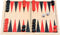 Houten spellendoos 4-in-1 - Denkspel - Schaken Backgammon Mikado Domino - Afmeting kist 17x17x3cm