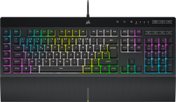 Corsair K55 RGB Pro XT - Gamingtoetsenbord - RGB-verlichting per toets en macrotoetsen - Azerty BE