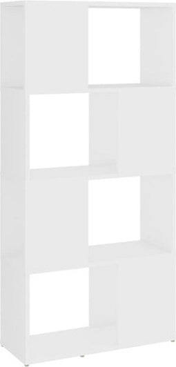 vidaXL-Boekenkast/kamerscherm-60x24x124,5-cm-spaanplaat-wit