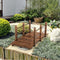 Houten Tuinbrug - Decoratieve Vijverbrug - 150 x 67 x 55 cm - Bruin