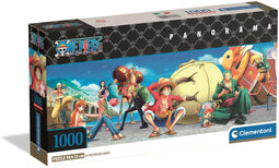 Clementoni - Puzzel - 1000 Stukjes - One Piece Panorama - Puzzel Voor Volwassenen