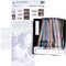 Thea Gouverneur - Borduurpakket met telpatroon - 480.05 - Voorgesorteerde DMC Garens - Sydney - Zwart Aida - 79 cm x 50 cm - DIY Kit