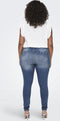 ONLY CARMAKOMA CARLAOLA LIFE HW SK JNS BB AZG809 - Skinny high waisted jeans - Licht blauw (maat 3242)