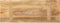 vidaXL - Tafelblad - rechthoekig - 90x40x2,5 - cm - massief - mangohout