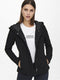 ONLY ONLSEDONA LIGHT SHORT JACKET OTW NOOS - Korte jas met capuchon - Effen kleur - M (38)