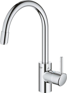 GROHE Concetto - keukenkraan - uittrekbare handdouche - draaibaar - chroom