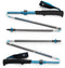 Black Diamond Distance Carbon FLZ Wandelstokken - 100% Carbon - Verstelbaar 125-140 cm - Ultralicht & Opvouwbaar - Z-Pole Technologie - Blauw