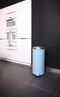EKO - Belle Deluxe pedaalemmer 30 liter - Steel Plastic - licht blauw, sandcoated - Prullenbak